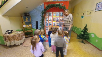 Ребята группы раннего возраста &quot;Белочка&quot; посетили музей детского сада.